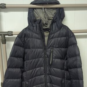 Oakley Dark Gray Puffer Jacket